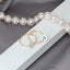 Blue Opal Dangle Hoop Earrings