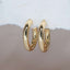 Chunky Gold Hoop Earrings