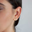 Gold Ear Jacket Earrings