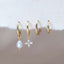 Cubic Zirconia Flower Earrings