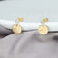 Hammered Disc Earrings