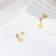 Gold Starburst Earrings