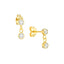 Sparkling CZ Stud Earrings