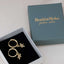 Sparkling Star Gold Hoop Earrings
