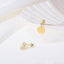 Hammered Disc Earrings