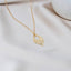 Gold Leaf Pendant Necklace