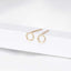 Small Circle Stud Earrings