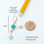 Gold Dangle Earrings with Opal