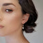 Bridal Earrings with Zirconia and Pearls