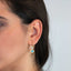 Celestial Dangle Earrings Gold