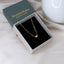 Tiny Diamond Cut Bead Necklace