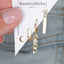 Multiple Piercing Earrings Set in Gold