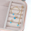 Opal Bead Stud Earrings