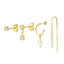 Gold Earring Stack