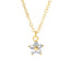 Delicate Gold Flower Necklace