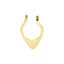 Gold Fake Septum Ring