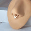 Gold Fake Septum Ring