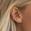 Labret Flat Back Stud Earrings
