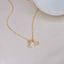 Gold Moon and Star Necklace