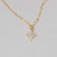 North Star Necklace Gold