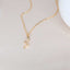Tiny Gold Snake Charm Necklace