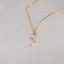 Tiny Gold Snake Charm Necklace