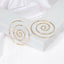 Gold Spiral Earrings