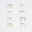 Tiny Drop Stud Earrings