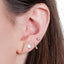Tiny Bar Stud Earrings