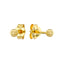 Minimalist Ball Stud Earrings