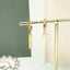 Dainty Gold Bar Hoop Earrings