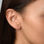 Tiny Bar Stud Earrings