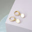 Cat Charm Hoop Earrings