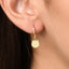 Cat Charm Hoop Earrings
