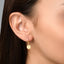 Cat Charm Hoop Earrings