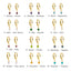 May Birthstone Earrings
