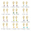 February Birthstone Earrings
