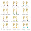 January Birthstone Earrings