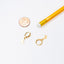 Tiny Butterfly Hoops Earrings