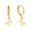 Tiny Butterfly Hoops Earrings