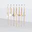 Gold Chain Threader Earring with Charm