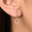 Gold Circle Hoop Earrings