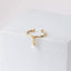 White Opal Conch Cuff Fake Piercing