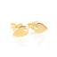 Gold Drop Stud Earrings