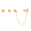 Mix and Match Earring Set Gold