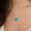 Opal Hamsa Necklace