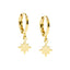 North Star Hoops Earrings