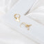 Triangle Gold Hoop Earrings