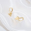 Triangle Gold Hoop Earrings