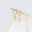 Triangle Gold Hoop Earrings